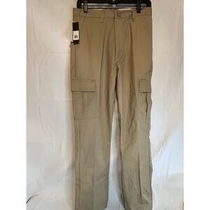 NWT Men's 30x32 Galaxy by Harvic Pants Khaki Chinos Cargo Pockets